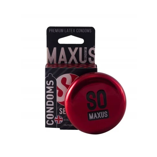 Презервативы MAXUS Ультратонкие в железном кейсе  № 3, 18 см 0901-005