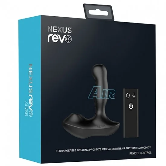 Массажер простаты NEXUS Revo Air с вращающейся головкой REVOAIR Массажер простаты NEXUS Revo Air с вращающейся головкой REVOAIR